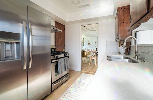 Del Rey House | 4-bed designer family-friendly home with large yards & theater room near beaches