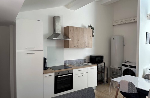 Sauxillanges Apartment | 4-bed family apartment with hanging net and arcade terminal