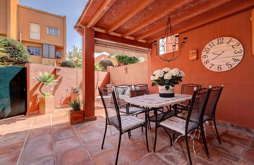 Torrequebrada Ski Chalet | 4 Bed Townhouse with Private Terraces and BBQ