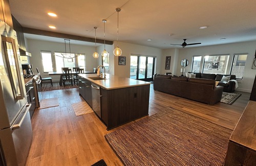 Powder Ridge Condo | 4 bedroom 3 bath with hot tub right on the mountain at Big Sky