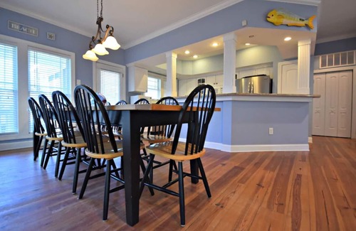 North Litchfield Beach House | 4 Bedroom, 4 Bath Raised Beach House 3 Blocks From the Beach! Golf Cart Included