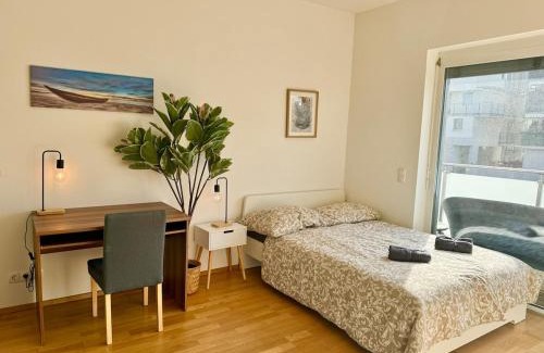 Liesing Apartment | 4 Bedroom Apartment with Balcony, AC & Free Parking