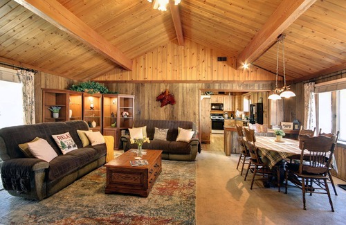 Big Bear Cabin | 4 Bedroom cabin, dog friendly with large private fenced yard and EV charger