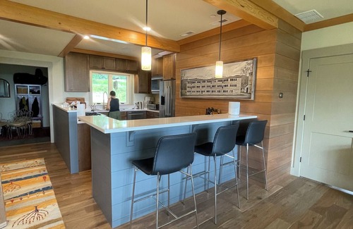 Moscow Villa | 4-bedroom home at Trapp Family Lodge in Stowe, VT. Modern, spacious yet cozy.