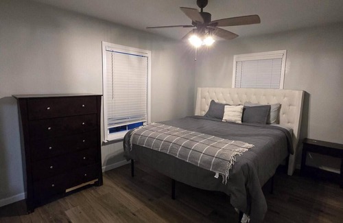Golden Meadow Cabin | 4-bedroom lodge with waterside access and a great balcony view. Enjoy your stay