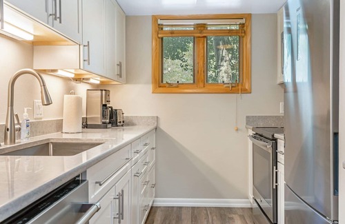 Vail Condo | 4-BR - Steps from Free Bus Stop - Great Value! Pet Friendly + Deck w/Grill On Gore Creek