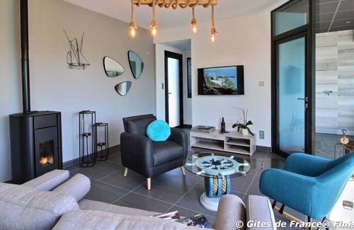 Telgruc-sur-Mer House | 4-Gite 4* NEUF avec SPA intérieur - jardin clos - MER : Phare d'Ar Men (4).