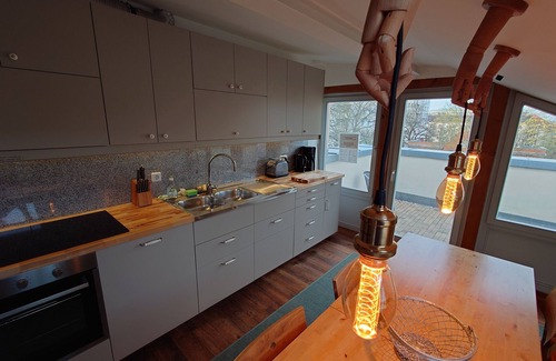 Suedvorstadt Apartment | 4-room flat in Dresden-Südvorstadt, in the loft (2nd top floor), 2 bedrooms with