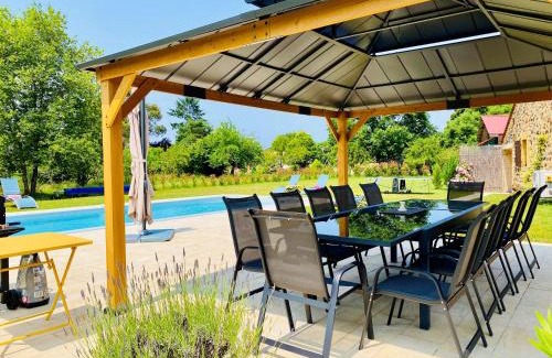 Capdrot House | 4-Star Tourism Rated Holiday Home, 6 Bedrooms, with Air Con & Private Heated 10x4M Salt Water Pool - 40 Mins from Bergerac