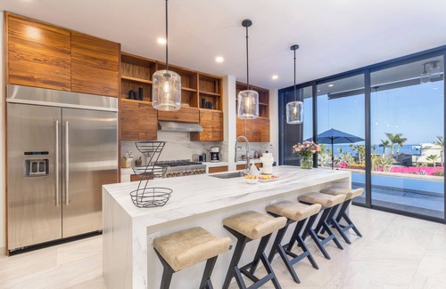 San Jose del Cabo House | 4-Villa Estate: Steps to Beach ~ 3Mi Flora Farms ~ 180° Ocean Views ~ Pool