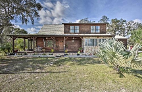 Sebring House | 40-Acre Farm with Animals and Fishing in Sebring!