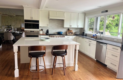 Kenmore House | 4bedroom house with large yard on the water, 2 decks, hot tub. Animals welcome.
