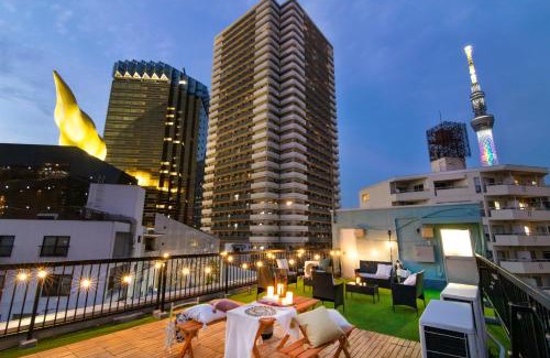Azumabashi Apartment | 【5/24NEW OPEN】浅草徒歩3分/Max9名/無料駐車場/渋谷直通