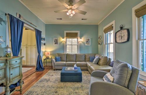 San Jacinto House | 5 Blocks to Beach Coastal Cottage in Galveston!