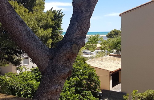 La Franqui Apartment | 5 people Sea view terrace in the heart of the resort