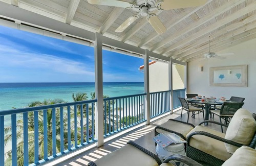 Oistins Condo | #502 Oceanview beachfront Maxwell Beach Villas