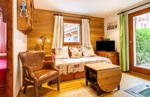 Le Praz Apartment | 54 M² With Garden In The Center/Near The Slopes