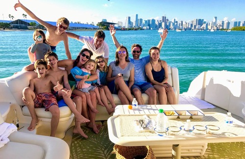 Seybold Boat Rental | 58' Luxury Yacht for Rent in Miami