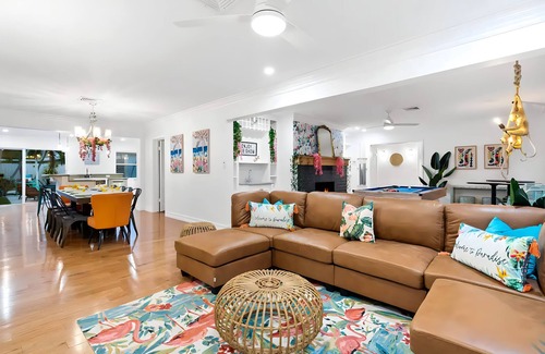 Parker Ridge House | 5BR Beach Oasis! Heated Pool, 10 Min to Beach