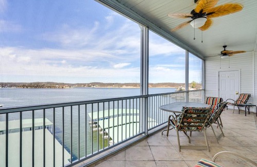 Osage Beach Apartment | 5th-Floor Lakefront Condo Elevator and Pool Access!