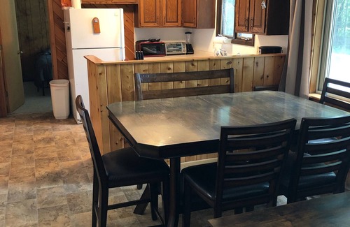 Lake Nebagamon Cabin | 6 bed lake home on 2 acres with 217 ft of lake shore. Boat rentals!