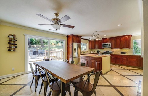 Santa Rosa House | 6 bedrooms near Wineries w/Hot Tub, Fire pit, and Arcade near Lake & Trails
