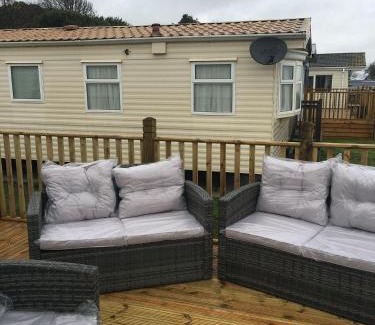 Corton Other | 6 Berth Caravan With Stunning Sea Views And Decking To Relax On, Ref 32048Az
