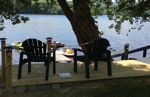 Lake Luzerne-Hadley House | 6 BR McMaster House with a deck, campfire, water views and mountain sunsets!