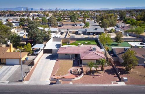 North Las Vegas House | 6 BR Oasis with Pool, Pickle Ball, Golf & More!