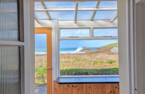 Trevone House | 60metres from the sea, one of the best located houses in Trevone. Huge sea views