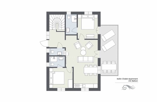 Sankt Gallenkirch Apartment | 64 m² Apartment ∙ 2 bedrooms ∙ 6 guests