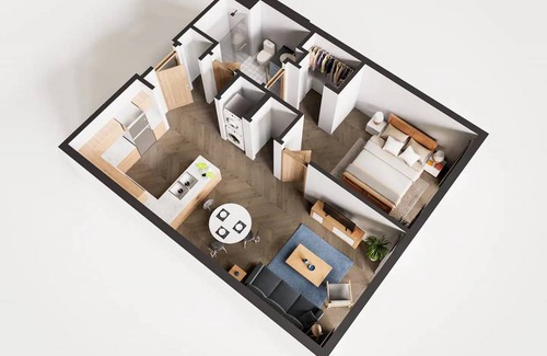 The Hill Apartment | 65 m² Apartment ∙ 1 bedroom ∙ 4 guests