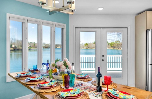 York House | 7 BR Private Peninsula & Houseboat LUX Isle Beach Lake Panoramic views Hot Tub