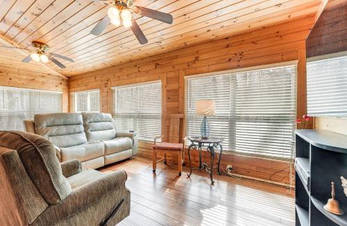 Hayesville House | 7 Mi to Lake Chatuge Creekside Cabin with Decks!