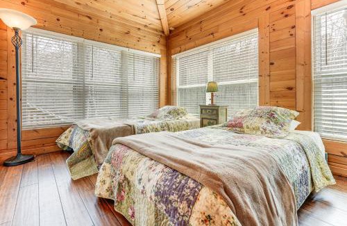 Hayesville House | 7 Mi to Lake Chatuge Creekside Cabin with Decks!