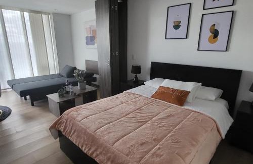 Barrios Unidos Apartment | 72Hub moderno apto vistas ciudad, piscina gimnasio