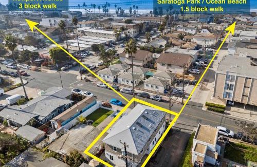 Ocean Beach Apartment | 7BD Family, Event Friendly, 2 blocks to Beach, Boardwalk