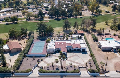 Paradise Valley Village House | 7BR Villa on Golf Course with Castita Pool Tennis and Basketball Court