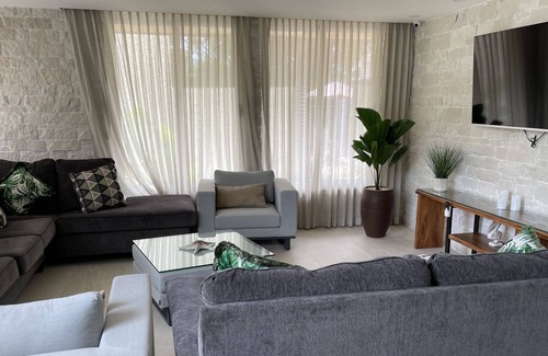 Barrio Ricos y Famosos House | 8 Master Bedrooms -Brand New Modern VIP Compound - 5 Blocks to Cocal Casino. Wow