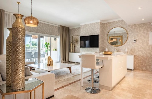New Golden Mile Apartment | 8-Pool Apt with Gym & Spa Haven