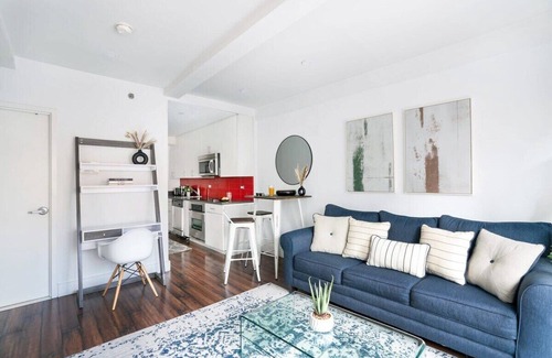 Midtown West Apartment | 809-3A Newly Furnished 1BR Columbus Circle Elevator W/D