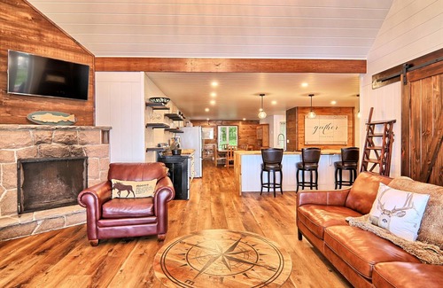 Port Carling Cottage | 9 bdrm, 5 bath, Lake Rosseau, Private! Guest Cottage and Cabin! Sand Beach!