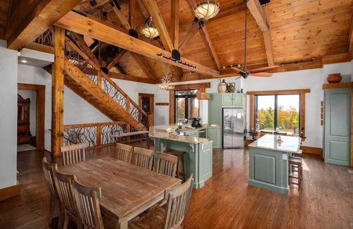 Helen Cabin | 9 Bedroom Lodge Barndominium Combo Sleeps Up to 30