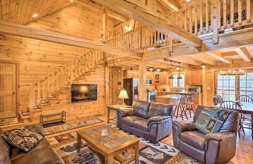 Carroll Cabin | 9 Mi to Bretton Woods: Carroll Log Cabin w/Deck