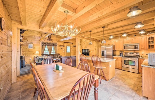 Carroll Cabin | 9 Mi to Bretton Woods: Carroll Log Cabin w/Deck