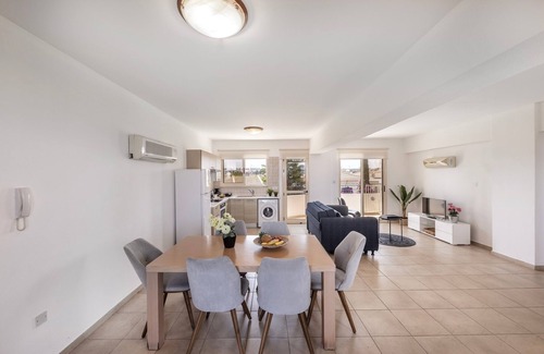 Pernera Apartment | A 2-bedroom, spacious second-floor apartment that can accommodate up to 5 people