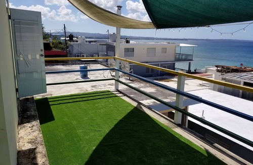 Aguadilla Pueblo Apartment | A-2 Casa de Playa apartment with Seaview