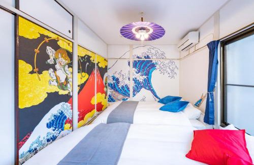 Ikebukuro Apartment | A 3rooms MAX8people 6min Shinjuku 11min Shibuya 12min walk Ikebukuro LEON RESORT IKEBUKURO traditional Japanese room 池袋 最大8名