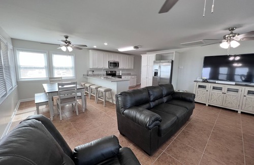 Grand Isle House | A Beach Getaway: Beachfront camp in Grand Isle, LA, perfect for 14 guests!
