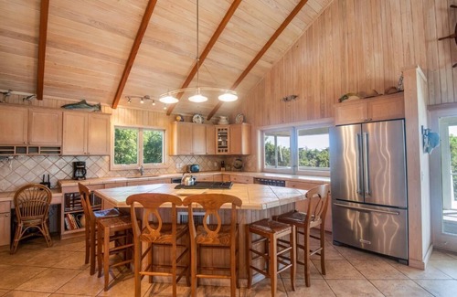 Hope Town House | A boater's dream home with a private dock UP THE CREEK from Hope Town Harbor.